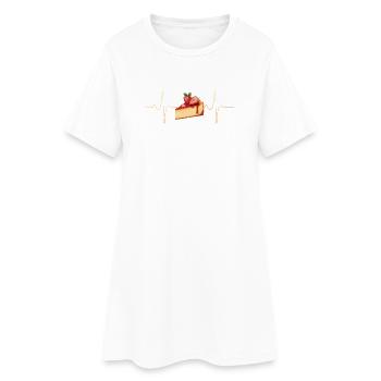 Gâteau - Robe T-shirt Femme - blanc - Devant