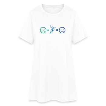 Handball perfect for any handball for men - Women’s T-Shirt Dress - white - Front