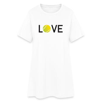Tennis Lover - Women’s T-Shirt Dress - white - Front