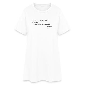 Raison de se plaindre - Robe T-shirt Femme - blanc - Devant