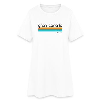 Gran Canaria - Espagne - Espagne - Espagne - Îles Canaries - Robe T-shirt Femme - blanc - Devant