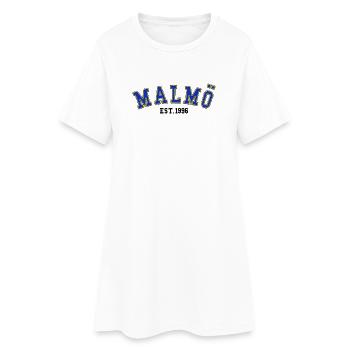 Malmö Est. 1996 - Women’s T-Shirt Dress - white - Front