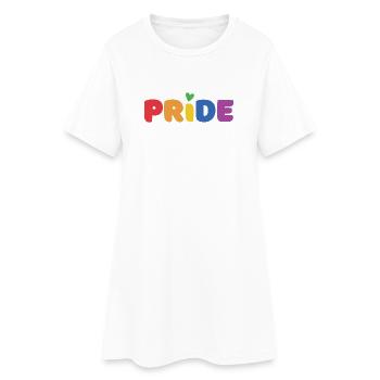 Mois de la fierté LGBTQ+ - Robe T-shirt Femme - blanc - Devant