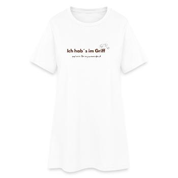 I've got it under control – says the nervous breakdown - Women’s T-Shirt Dress - white - Front