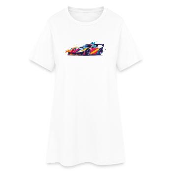 Une carrosserie de course de drift super cool - Robe T-shirt Femme - blanc - Devant