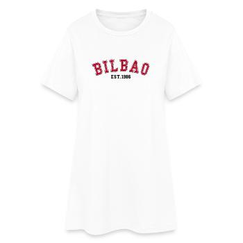 Bilbao Fondée en 1986 - Robe T-shirt Femme - blanc - Devant