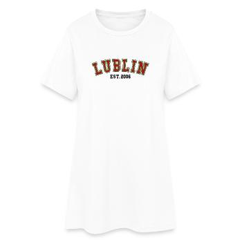 Lublin Fondée en 2006 - Robe T-shirt Femme - blanc - Devant