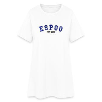 Espoo gegründet 1966 - Frauen T-Shirt-Kleid - Weiß - Vorne