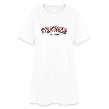 Strasbourg Est. 2006 - Women’s T-Shirt Dress - white - Front