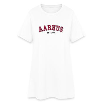 Aarhus Fondé en 2006 - Robe T-shirt Femme - blanc - Devant