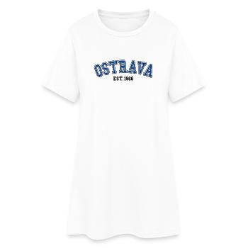 Ostrava Est. 1966 - Women’s T-Shirt Dress - white - Front