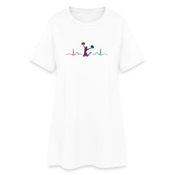Cheerleader Cheer Mom Cheerleading - Frauen T-Shirt-Kleid - Weiß - Vorne