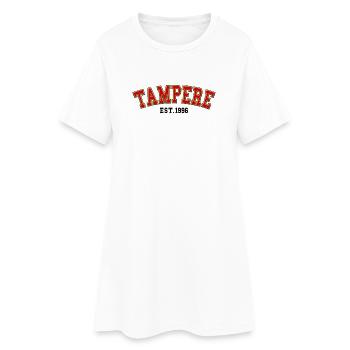 Tampere Fondé en 1996 - Robe T-shirt Femme - blanc - Devant