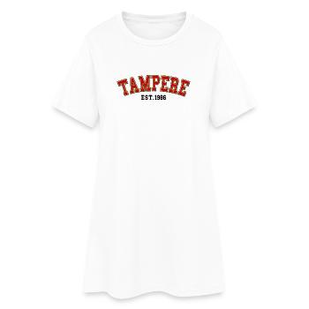 Tampere Fondé en 1986 - Robe T-shirt Femme - blanc - Devant