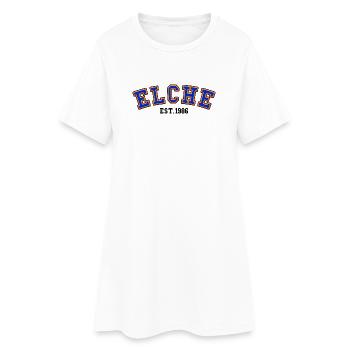 Elche, gegründet 1986 - Frauen T-Shirt-Kleid - Weiß - Vorne