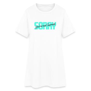 Désolé que tu ne sois pas Garret - Robe T-shirt Femme - blanc - Devant