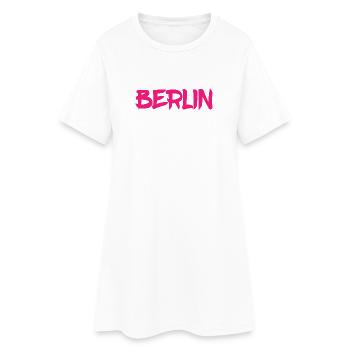 Berlin - Deutschland - Hauptstadt - Berliner Bär - Frauen T-Shirt-Kleid - Weiß - Vorne