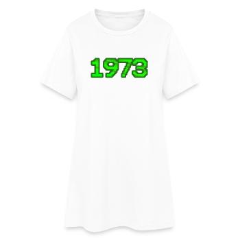 1973 - Robe T-shirt Femme - blanc - Devant