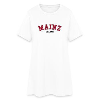 Mayence Fondée en 1986 - Robe T-shirt Femme - blanc - Devant