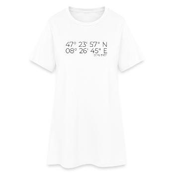 Coordonnées Schlieren Zurich - Robe T-shirt Femme - blanc - Devant