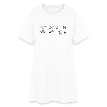 Coordonnées Dietikon Zurich - Robe T-shirt Femme - blanc - Devant