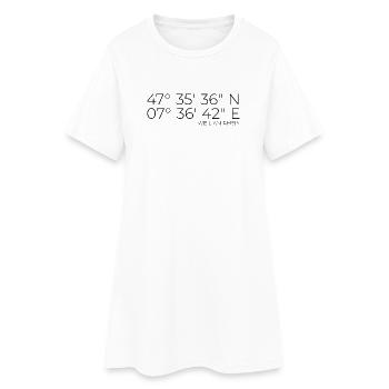 coordonnées Weil am Rhein - Robe T-shirt Femme - blanc - Devant