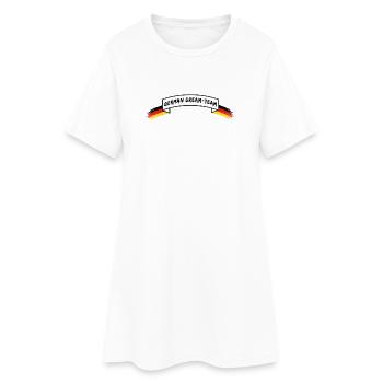 DREAM TEAM ALLEMANDE | Banderole Allemagne - Robe T-shirt Femme - blanc - Devant