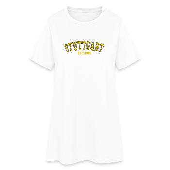 Stuttgart Fondé en 1985 - Robe T-shirt Femme - blanc - Devant