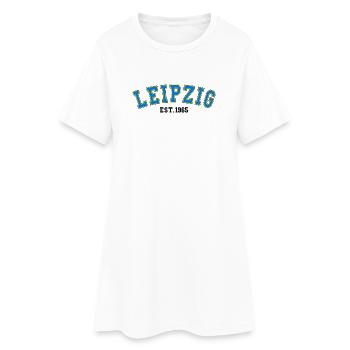 Leipzig Est. 1965 - Women’s T-Shirt Dress - white - Front