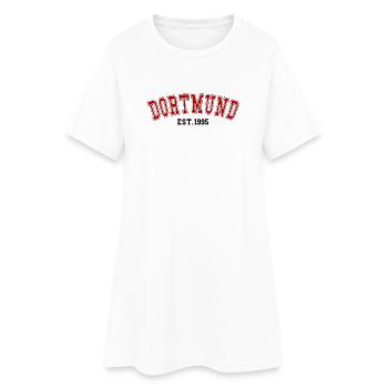 Fondé de Dortmund 1995 - Robe T-shirt Femme - blanc - Devant