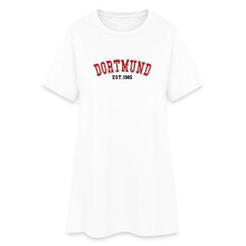 Aéroport de Dortmund 1985 - Robe T-shirt Femme - blanc - Devant