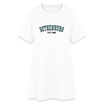 Göteborg Est. 1985 - Frauen T-Shirt-Kleid - Weiß - Vorne