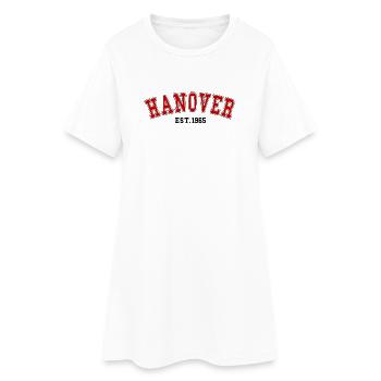 Hanovre Est. 1965 - Robe T-shirt Femme - blanc - Devant