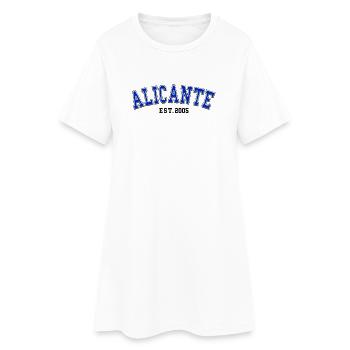 Alicante Fondée en 2005 - Robe T-shirt Femme - blanc - Devant