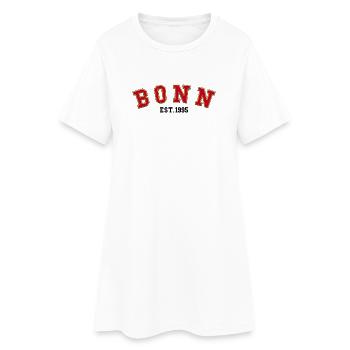 Bonn gegründet 1995 - Frauen T-Shirt-Kleid - Weiß - Vorne