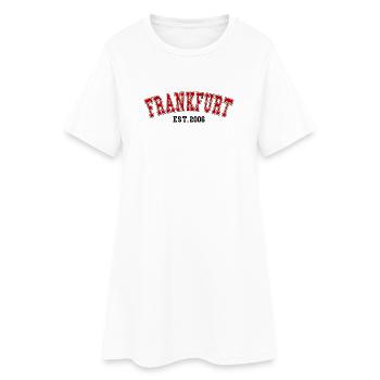 Est. Francfort 2006 - Robe T-shirt Femme - blanc - Devant