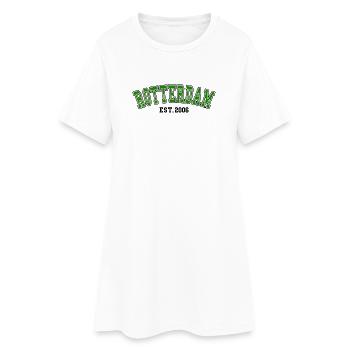 Rotterdam gegründet 2006 - Frauen T-Shirt-Kleid - Weiß - Vorne