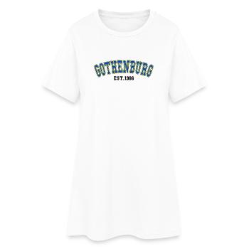 Göteborg gegründet 1986 - Frauen T-Shirt-Kleid - Weiß - Vorne