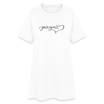 NO2 - Frauen T-Shirt-Kleid - Weiß - Vorne