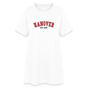 Hannover gegründet 1976 - Frauen T-Shirt-Kleid - Weiß - Vorne