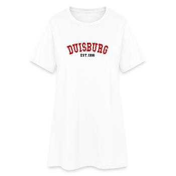 Duisburg Est. 1996 - Women’s T-Shirt Dress - white - Front
