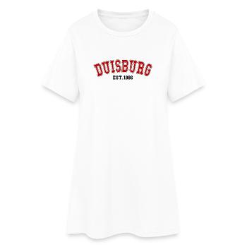 Duisburg Est. 1986 - Women’s T-Shirt Dress - white - Front