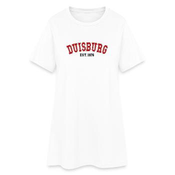 Duisburg Est. 1976 - Women’s T-Shirt Dress - white - Front