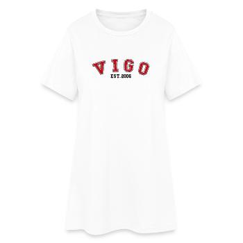 Vigo Est. 2006 - Women’s T-Shirt Dress - white - Front