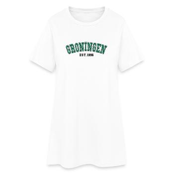 Groningen Est. 1996 - Women’s T-Shirt Dress - white - Front