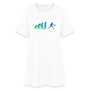 Pickleball Turnier Geschenkidee für den Geburtstag - Frauen T-Shirt-Kleid - Weiß - Vorne
