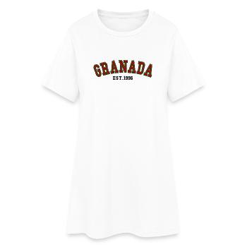 Grenade Fondée en 1996 - Robe T-shirt Femme - blanc - Devant