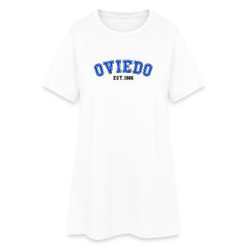 Ovedo Fondé en 1986 - Robe T-shirt Femme - blanc - Devant
