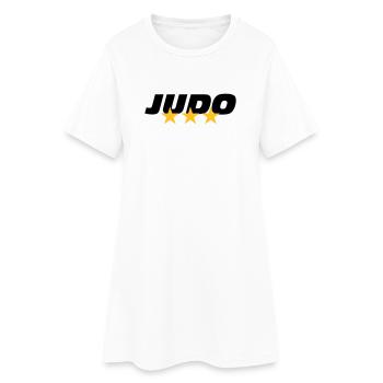 [ Judo ] - Robe T-shirt Femme - blanc - Devant
