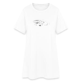 Fast Cars Legend Oldschool Classics Sketch Cars - Robe T-shirt Femme - blanc - Devant